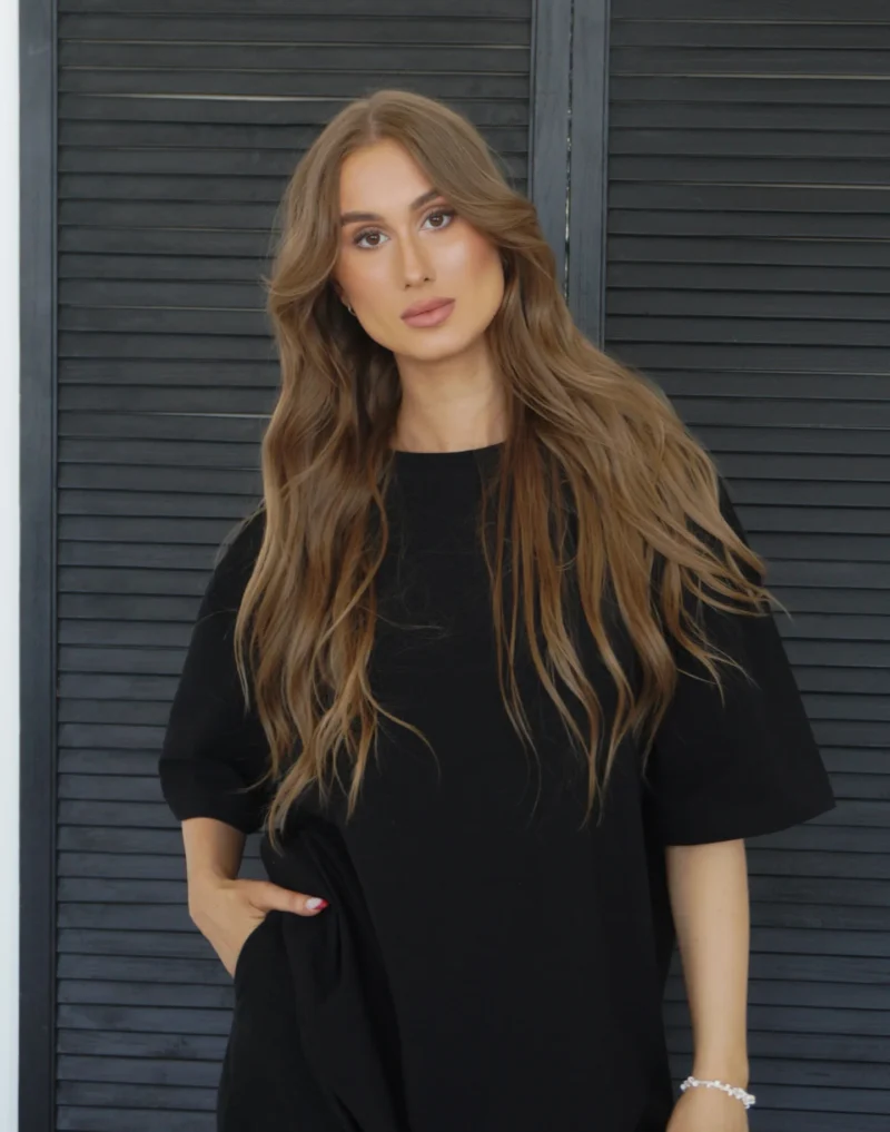 Oversized moteriški marškinėliai CMF204