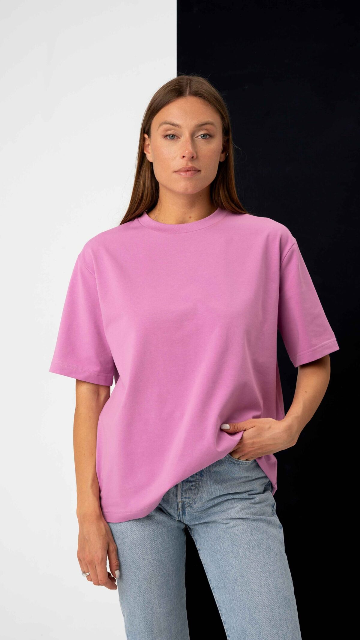Oversized moteriški marškinėliai CMF472 - Image 2