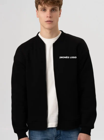Unisex „Bomber“ stiliaus džemperis su logotipu įmonėms CMF522