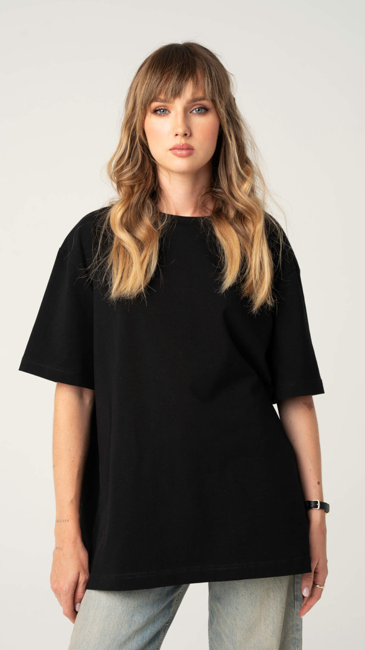 Oversized unisex marškinėliai "CMF by Kamilė" CMF394